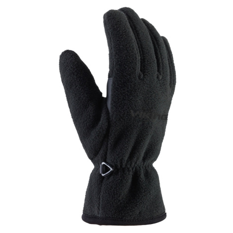 Dětské fleecové rukavice Viking COMFORT černá