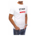 Buďchlap Bílé tričko s nápisem Start