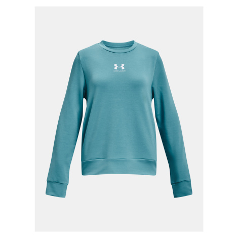 Under Armour Mikina UA Rival Terry Crew -BLU - Holky