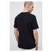 Bavlněné tričko New Balance černá barva, MT31542BK-2BK