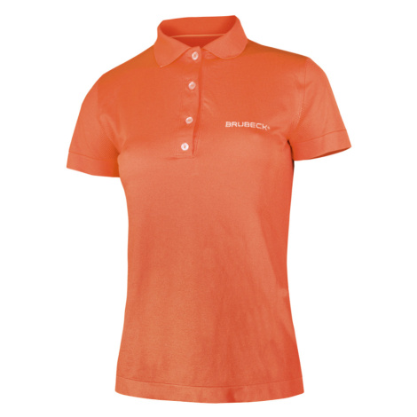 Dámské thermo tričko Brubeck PRESTIGE límečkem oranžová
