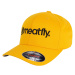 Meatfly kšiltovka Brand Flexfit Gold | Žlutá