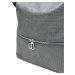 Velký středně šedý kabelko-batoh 2v1 se vzorem Felicita