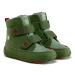 Barefoot dětské zimní boty Affenzahn - Comfy Dragon zelené
