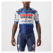 CASTELLI Cyklistický dres s krátkým rukávem - QUICKSTEP AERO RACE 6.1 - modrá/bílá