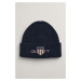 ČEPICE GANT ARCHIVE SHIELD BEANIE modrá