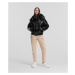 Bunda karl lagerfeld high shine down jacket černá