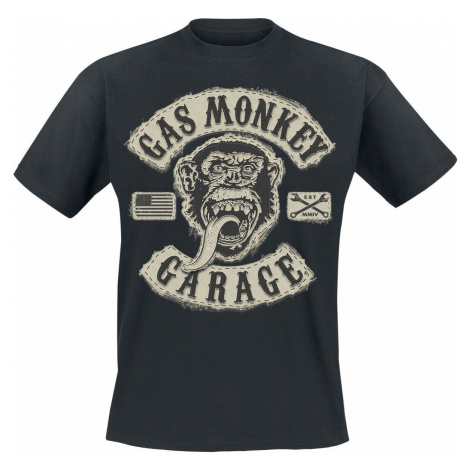 Gas Monkey Garage GMG Patch Tričko černá