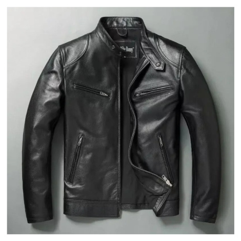 Kožená bunda z hovězí kůže s vatovanou podšívkou