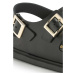 Kožené sandály Birkenstock Cannes dámské, černá barva, 1023955