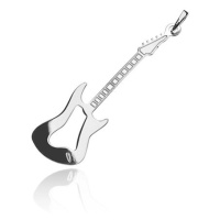 Přívěsek ze stříbra - rocková kytara