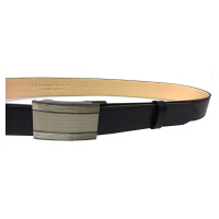 Penny Belts Pánský kožený společenský opasek 35-020-A7 black 100 cm