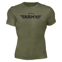 MOTIVATED - Vojenské triko (zelená) 345 - MOTIVATED