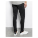 Černé pánské skinny fit džíny Ombre Clothing P1060