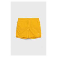 Dětské plavkové šortky Guess žlutá barva