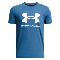 Under Armour SPORTSTYLE LOGO Chlapecké triko, modrá, velikost