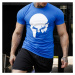 Ultrasoft tričko Iron Aesthetics Skull, modré