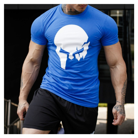 Ultrasoft tričko Iron Aesthetics Skull, modré