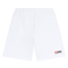Teplákové šortky diesel p-crown-div shorts bílá