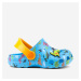 COQUI LITTLE FROG Lt. blue/Lt. orange dino + amulet