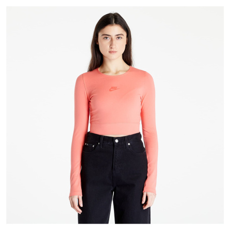 Nike Sportswear Women's Long-Sleeve Dance Crop Top Magic Ember