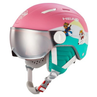 Head MAJA VISOR Dětská lyžařská helma, růžová, velikost