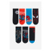 H & M - Balení: 7 párů ponožek - černá