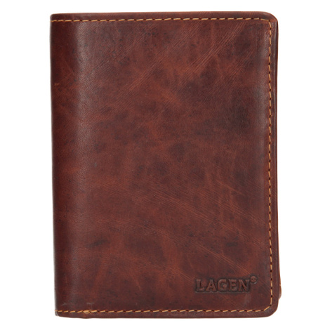 Lagen Pánská kožená peněženka 26538/M hnědá