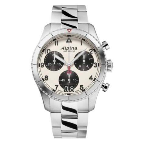 Alpina Startimer Pilot Quartz Chronograph Big Date AL-372WB4S26B