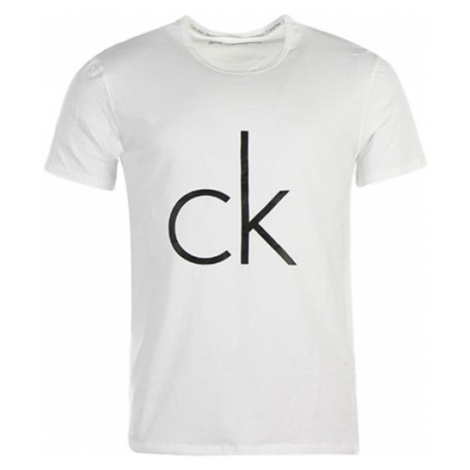Calvin Klein CK Logo Tričko pánské - bílé