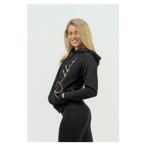 NEBBIA Women's sports hoodie INTENSE Signature Gold/gold