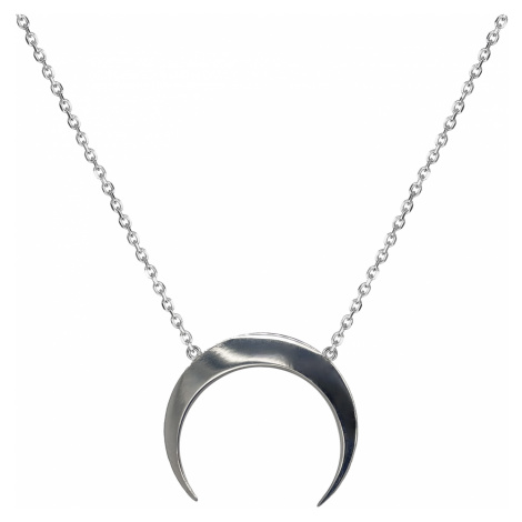 Evolution Group Stříbrný náhrdelník s půlměsícem 72029