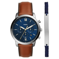 Fossil Dárkový set Neutra + náramek FS5708SET