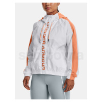 Bunda Under Armour UA Rush Woven FZ Jacket W - bílá