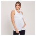 MP dámské bezešvé těhotenské tričko bez rukávů – bílé