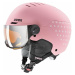 UVEX Rocket Junior Visor Pink Confetti Lyžařská helma
