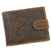 Pánská kožená peněženka Wild L895-FISH varianta 14 hnědá