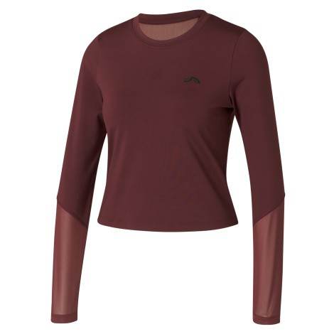 Crivit Dámské chladivé funkční triko s dlouhými rukávy (hnědá)