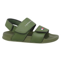 Tommy Hilfiger Velcro Sandal Zelená