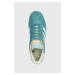 Semišové sneakers boty adidas Originals Gazelle modrá barva, IG1061