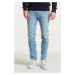 DŽÍNY GANT EXTRA SLIM ACTIVE RECOVER JEANS SEMI LIGHT BLUE WORN IN