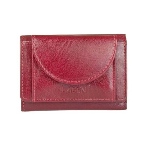 Lagen Dámská peněženka kožená W 2030 Červená