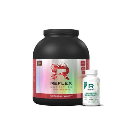 Reflex Nutrition Natural Whey 2,27kg čokoláda + Albion Magnesium 90 kapslí ZDARMA Jméno: Natural