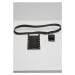 Pánský pásek // Urban Classics Croco Synthetic Leather Belt With Pouch black/silver