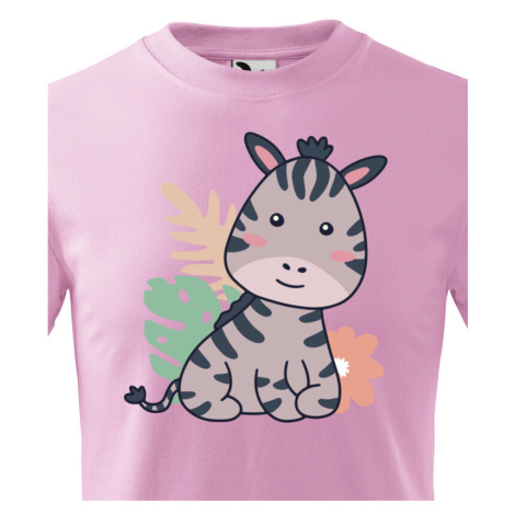 Dětské tričko se zebrou - tričko pro milovníky zvířat BezvaTriko