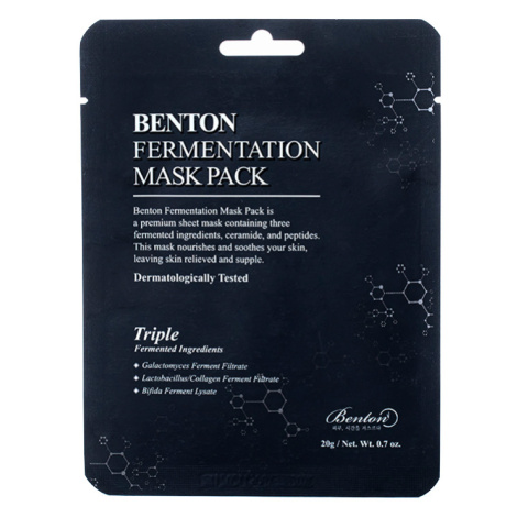 BENTON - FERMENTATION MASK PACK - Korejská pleťová maska 1 ks 20 ml
