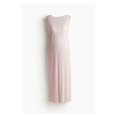 H & M - MAMA Šaty z plisé - růžová H&M