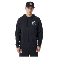 New Era - MLB League Essentials - NY Yankees Mikina s kapucí na zip černá