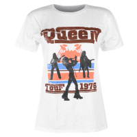Tričko metal dámské Queen - 76 Tour Silhouettes - ROCK OFF - QUTS17LW-1