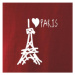 I love Paris - Dětské triko Fantasy sportovní (dresovina)
